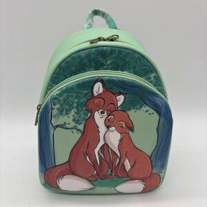 Loungefly Disney The Fox And The Hound Tod & Vixey Mini Backpack New With Tags